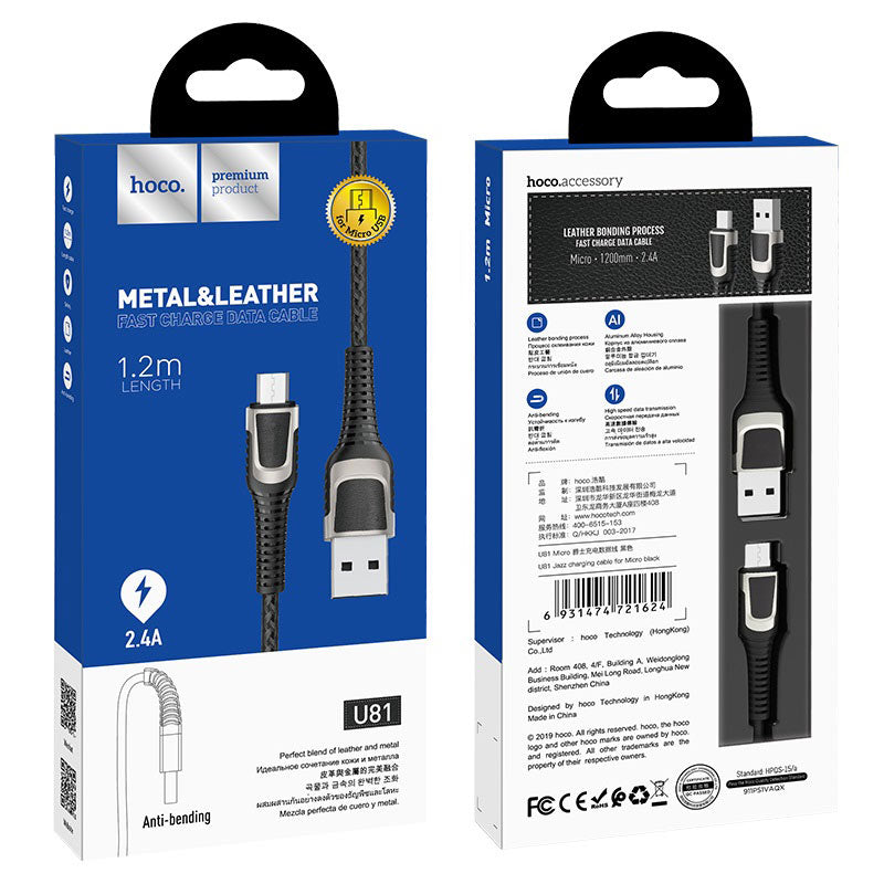 Cable USB to Micro-USB “U81 Jazz” charging data sync