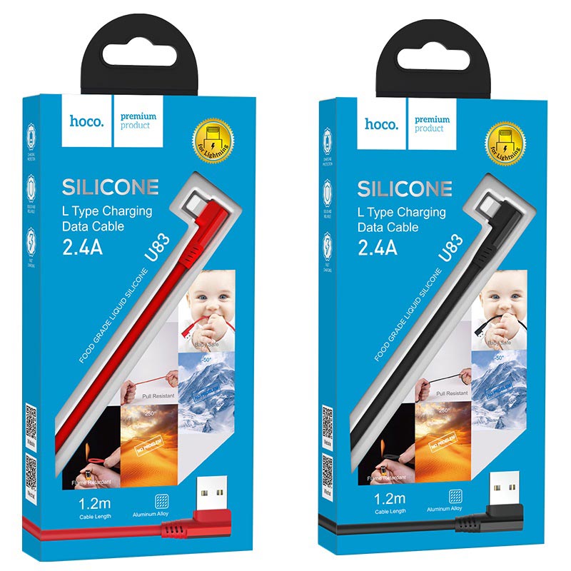 Cable USB to Lightning “U83 Puissant” charging data sync