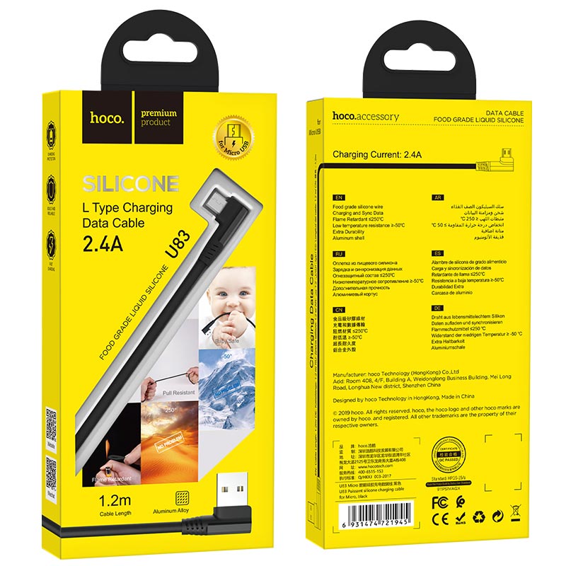 Cable USB to Micro-USB “U83 Puissant” charging data sync