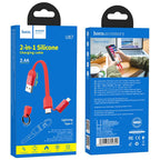 Cable 2-in-1 “U87 Cool” charging data sync