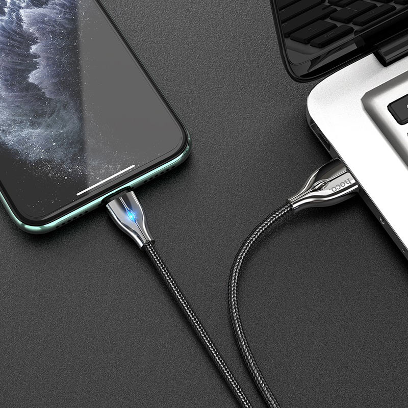Cable USB to Lightning “U88 Amazing colors” charging data sync