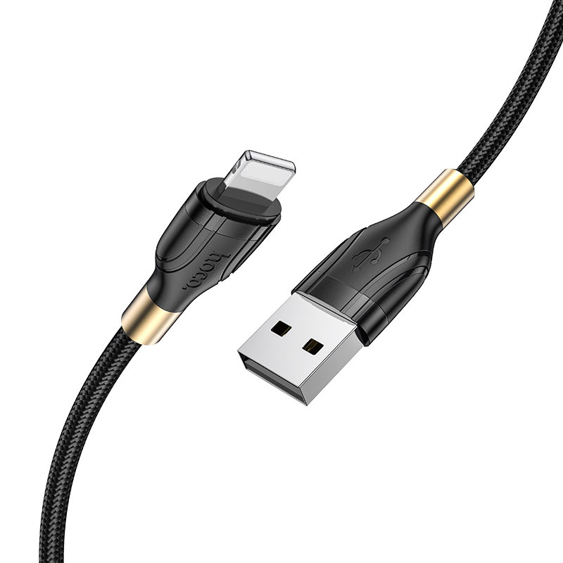 Cable USB to Lightning “U92 Gold collar” charging data sync