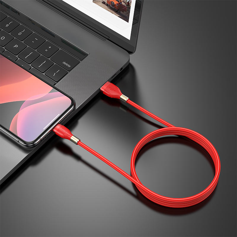 Cable USB to Lightning “U92 Gold collar” charging data sync
