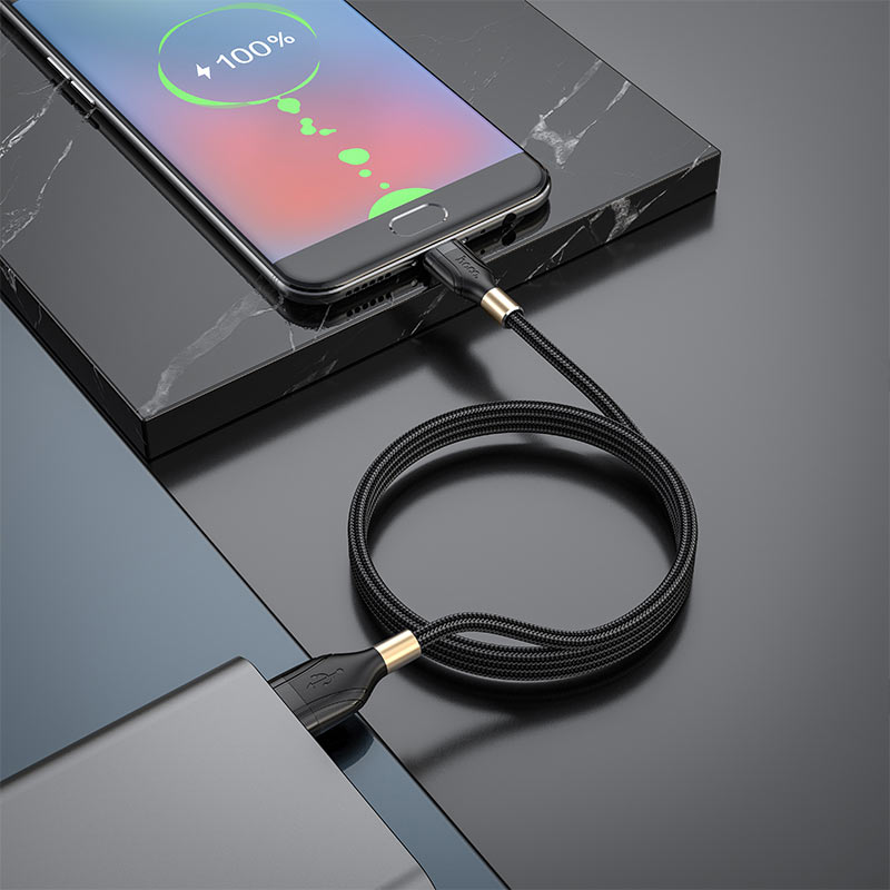Cable USB to Micro-USB “U92 Gold collar” charging data sync