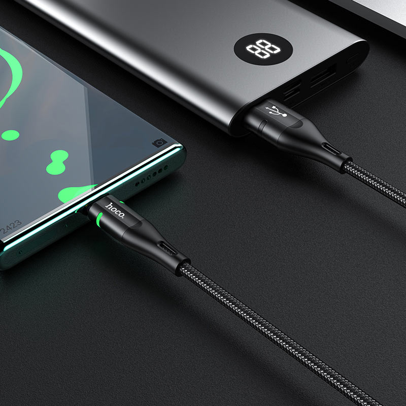 Cable USB to Type-C “U93 Shadow” charging data sync