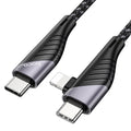 Cable 2-in-1 Type-C / Lightning to Type-C “U95 Freeway” PD