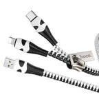 Cable 2-in-1 USB to Lightning / Type-C “U97 Zipper”