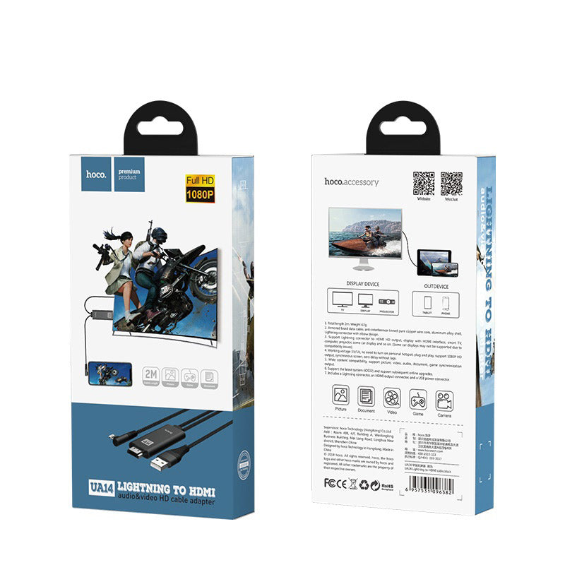 Cable Lightning to HDTV “UA14” aluminum alloy shell