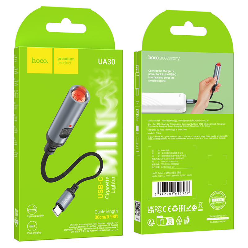 Cigarette lighter Type-C “UA30”