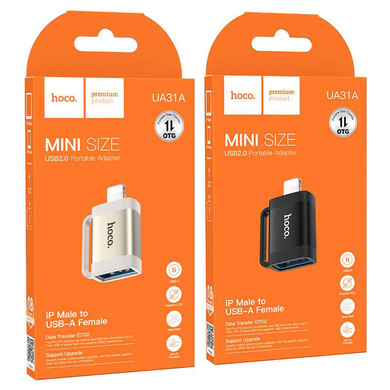Adapter for Lightning to USB-A “UA31A”