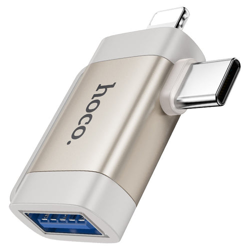Adapter for Lightning and Type-C to USB-A “UA31F”