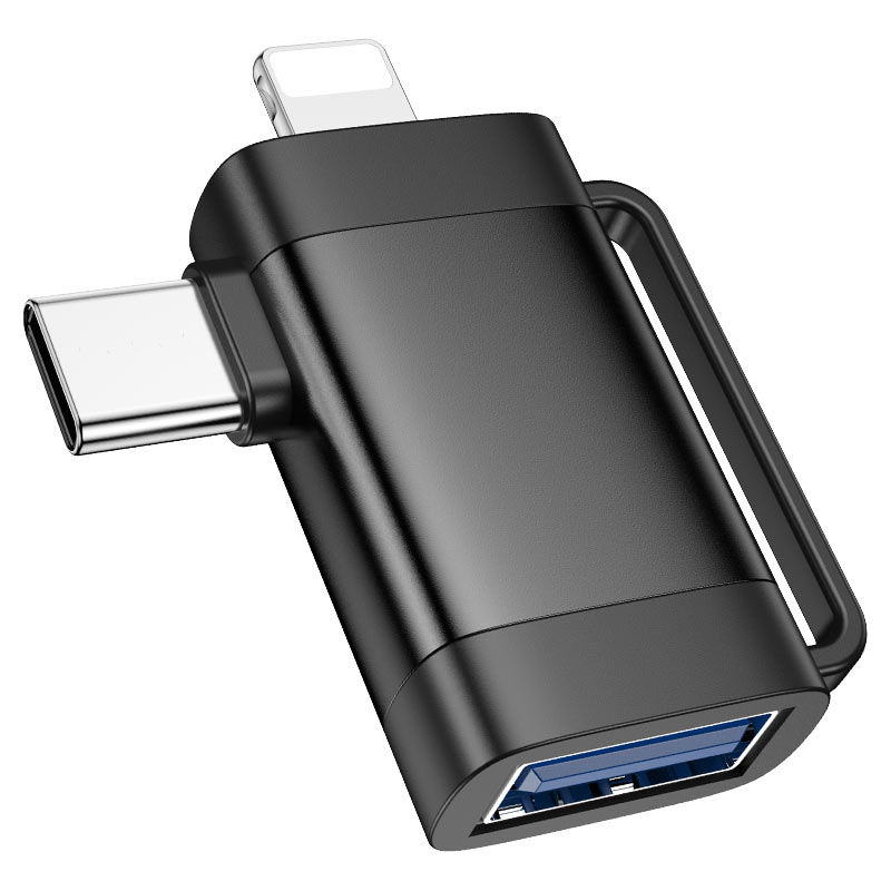 Adapter for Lightning and Type-C to USB-A “UA31F”