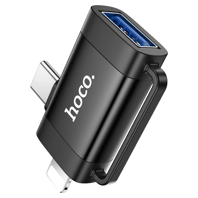 Adapter for Lightning and Type-C to USB-A “UA31F”