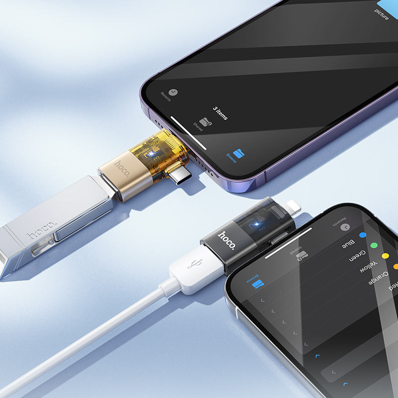 Adapter Type-C / iP to USB-A “UA36E”