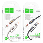 Cable adapter USB-A / Type-C to cigarette lighter “UA38B”