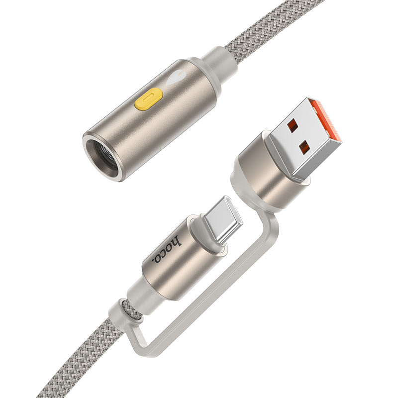 Cable adapter USB-A / Type-C to cigarette lighter “UA38B”
