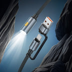 Cable adapter USB-A / Type-C to LED light “UA38C”
