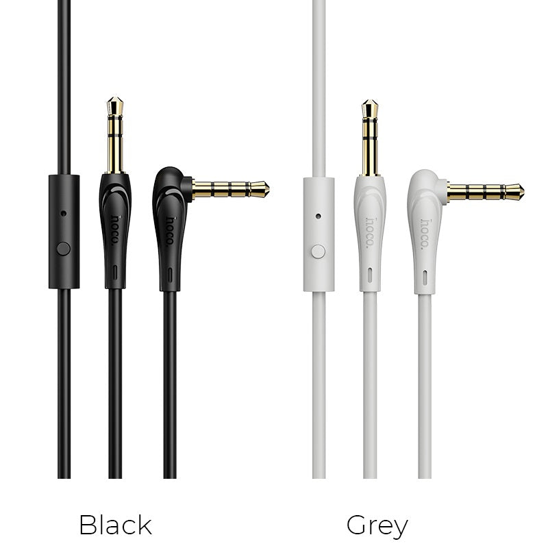 Cable 3.5mm to 3.5mm “UPA15” AUX with mic and button