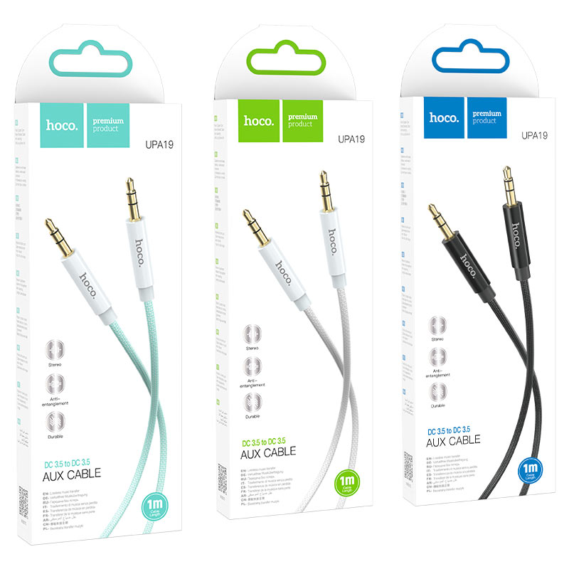 Cable 3.5mm to 3.5mm “UPA19” audio AUX