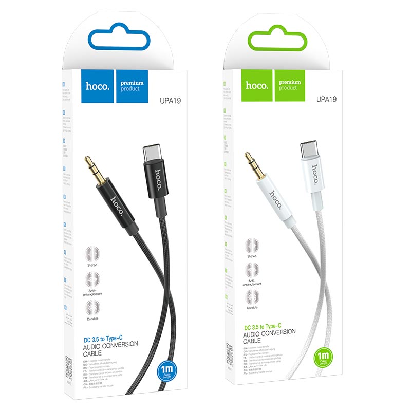 Cable Type-C male to 3.5mm male “UPA19”
