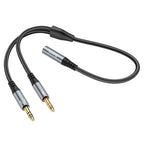 Cable audio adapter “UPA21” 3.5mm female to 2*3.5mm male