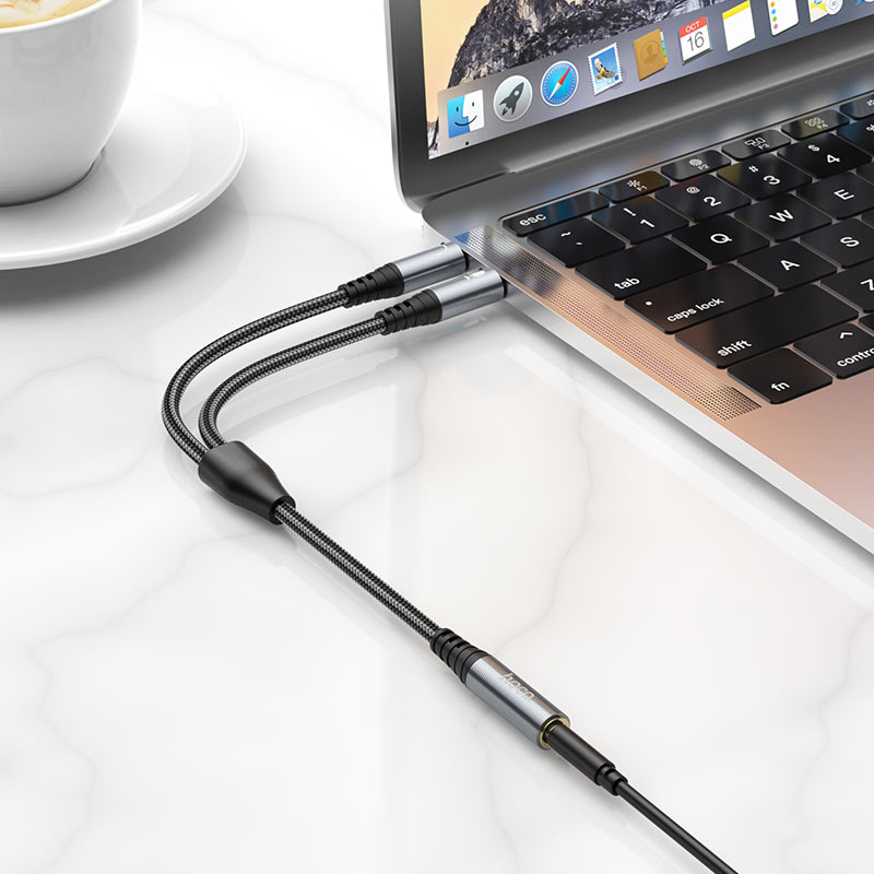 Cable audio adapter “UPA21” 3.5mm female to 2*3.5mm male