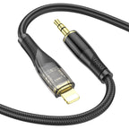 Cable 3.5mm to iP “UPA25 Transparent Discovery Edition”
