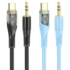 Cable 3.5mm to Type-C “UPA25 Transparent Discovery Edition”