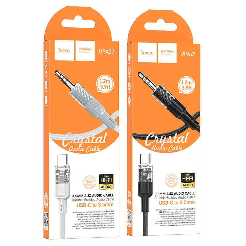 Cable 3.5mm to Type-C “UPA27 Spirit” audio conversion