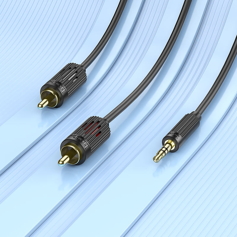 Cable 3.5mm to 2×RCA “UPA28” audio conversion