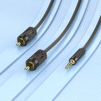 Cable 3.5mm to 2×RCA “UPA28” audio conversion
