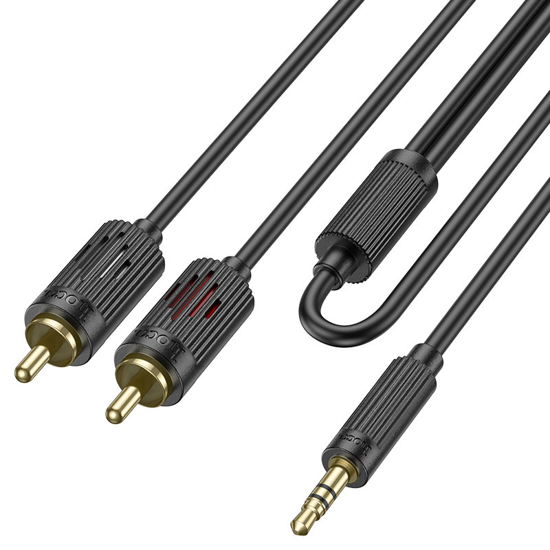 Cable 3.5mm to 2×RCA “UPA28” audio conversion