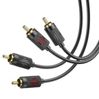 Cable 2×RCA to 2×RCA “UPA29” audio transfer