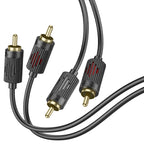 Cable 2×RCA to 2×RCA “UPA29” audio transfer