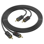 Cable 2×RCA to 2×RCA “UPA29” audio transfer
