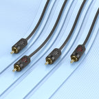 Cable 2×RCA to 2×RCA “UPA29” audio transfer