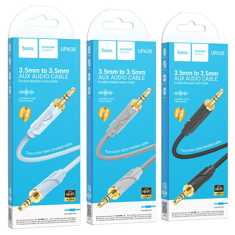 Cable 3.5mm to 3.5mm “UPA30 Friend” audio AUX