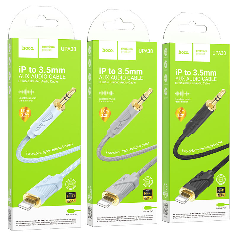 Cable 3.5mm to iP “UPA30 Friend” audio conversion