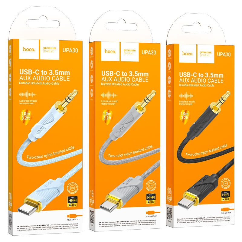 Cable 3.5mm to Type-C “UPA30 Friend” audio conversion