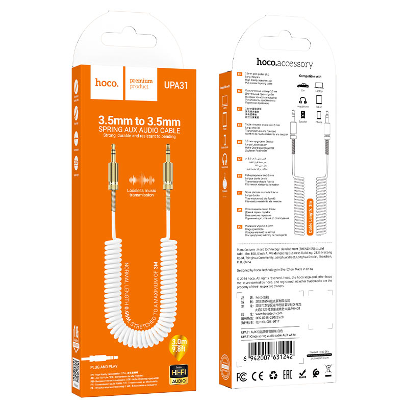 Cable 3.5mm to 3.5mm “UPA31 Cindy” audio AUX
