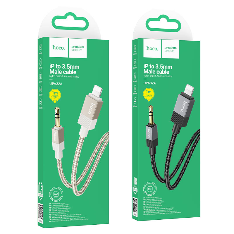 Cable 3.5mm to iP “UPA32A Clever” audio conversion