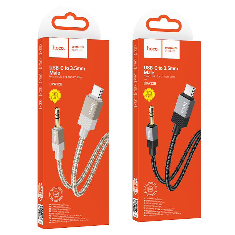 Cable 3.5mm to Type-C “UPA32B Clever” audio conversion