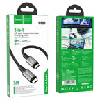 Cable Type-C to Type-C “US01” USB3.1 GEN2 100W