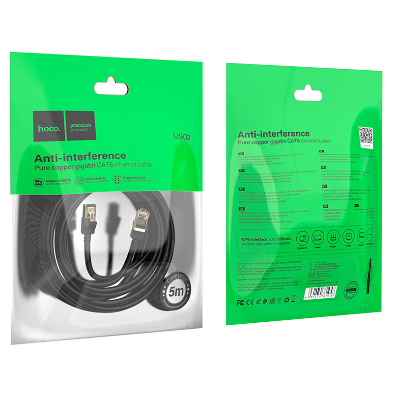 Cable gigabit ethernet “US02 Level”