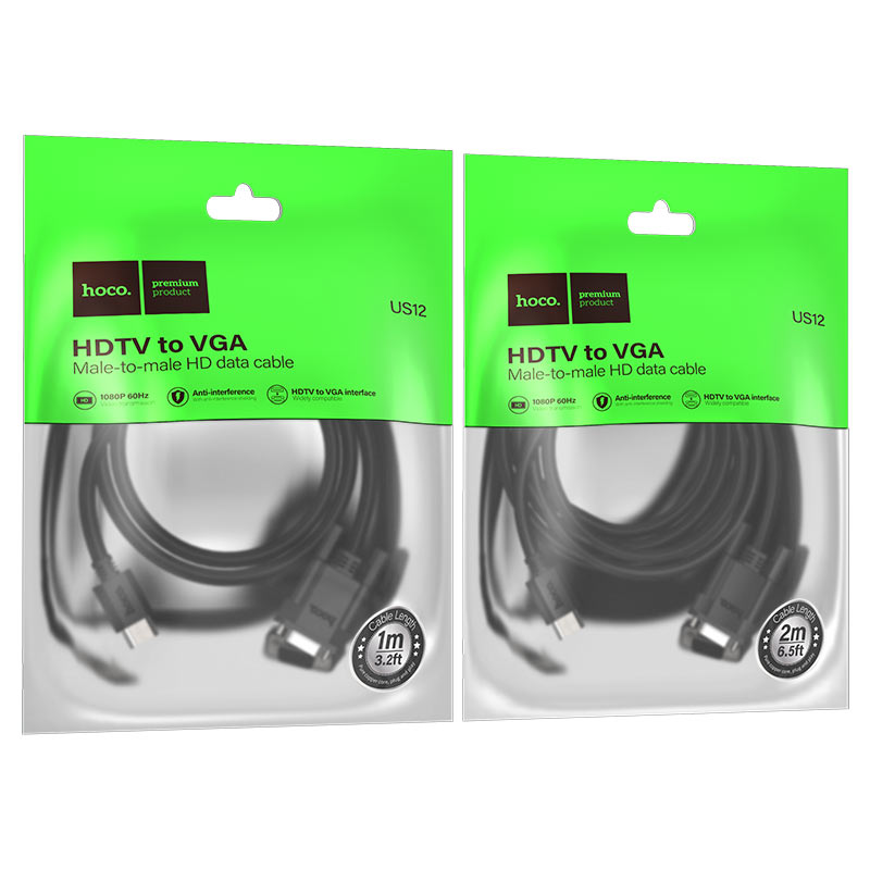Cable HDTV to VGA “US12”