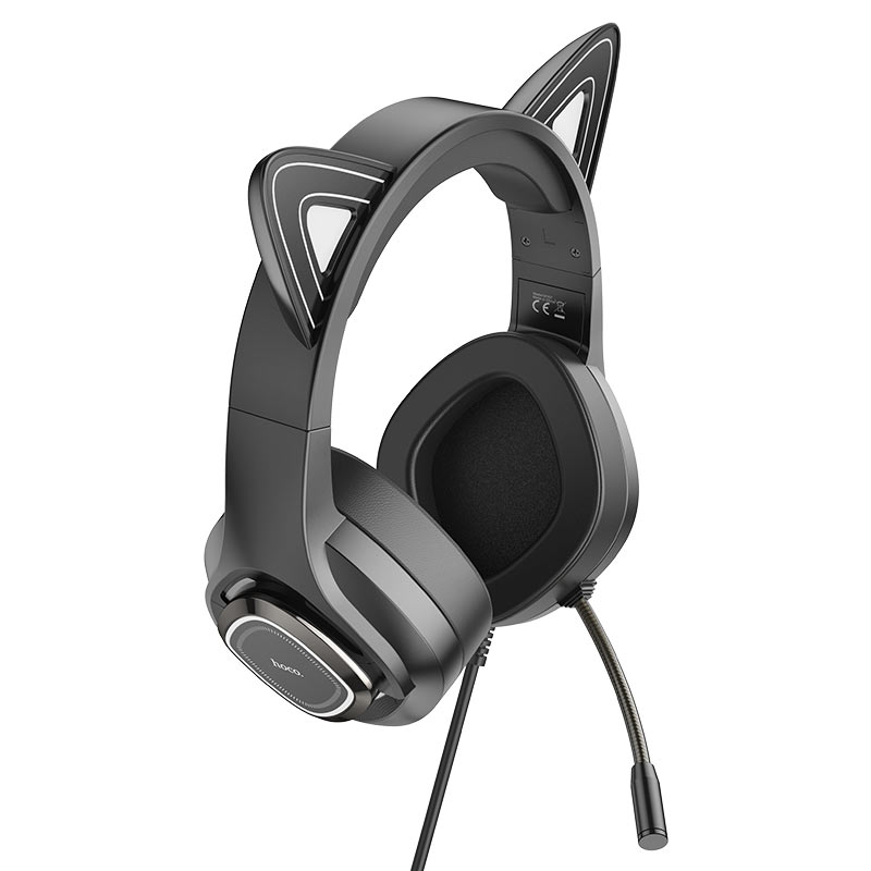 Headphones “W107 Cute cat” gaming headset