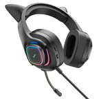 Headphones “W107 Cute cat” gaming headset