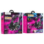 Headphones “W107 Cute cat” gaming headset
