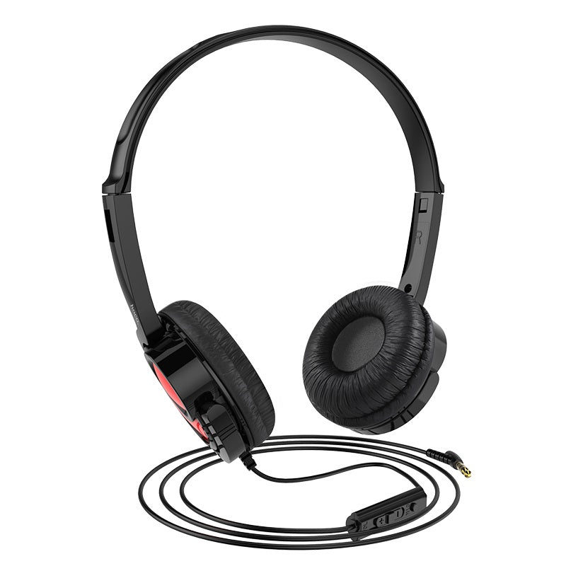 Wired headphones “W17 Delightful” with mic adjustable head beam
