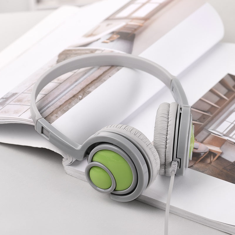 Wired headphones “W17 Delightful” with mic adjustable head beam